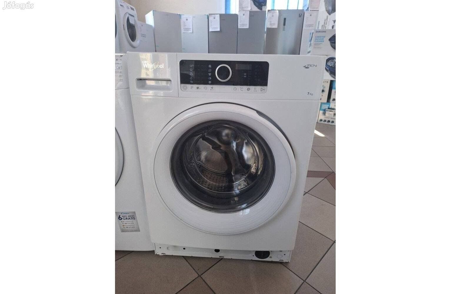 Használt Whirlpool Fscr 70415 Elöltöltős Mosógép [KH167] 3 hó garancia